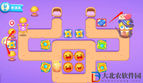保衛(wèi)蘿卜4阿波與魔法寶藏第50關(guān)通關(guān)攻略