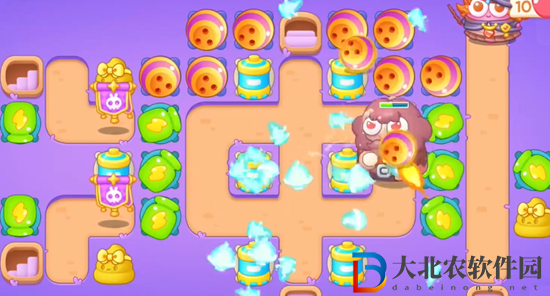 保衛蘿卜4阿波與魔法寶藏第53關通關攻略