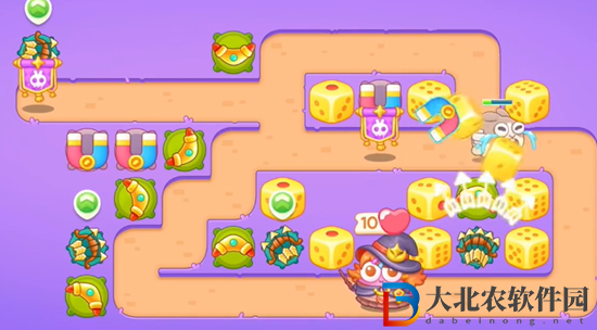 保衛蘿卜4阿波與魔法寶藏第58關通關攻略
