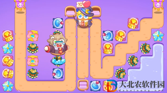 保衛(wèi)蘿卜4阿波與魔法寶藏第56關(guān)通關(guān)攻略