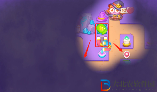保衛(wèi)蘿卜4阿波與魔法寶藏第72關通關攻略
