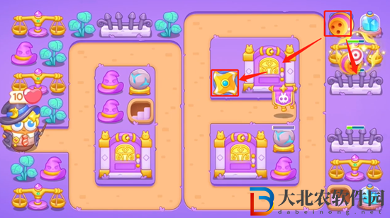 保衛(wèi)蘿卜4阿波與魔法寶藏第74關(guān)通關(guān)攻略
