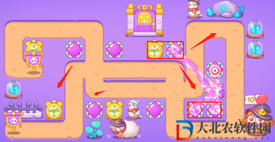保衛蘿卜4阿波與魔法寶藏第69關通關攻略