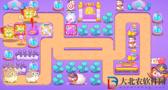 保衛蘿卜4阿波與魔法寶藏第69關通關攻略