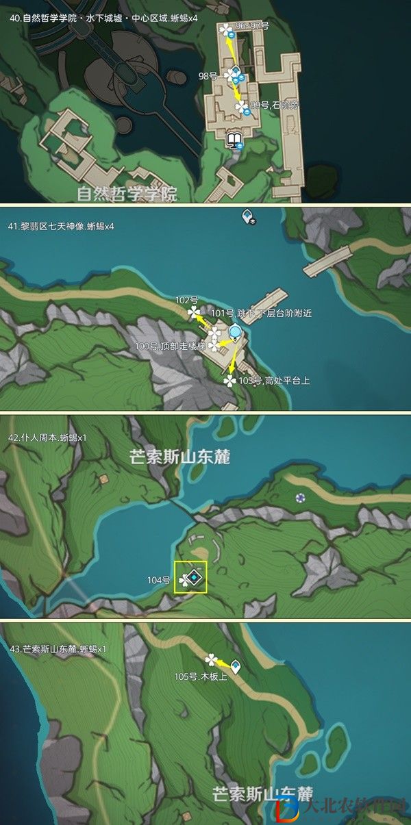 原神蜥蜴尾巴采集地點大全