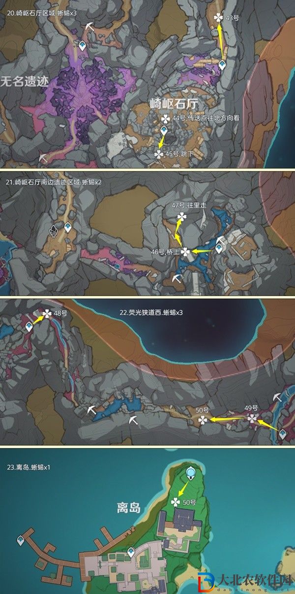 原神蜥蜴尾巴采集地點大全