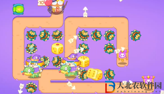保衛蘿卜4阿波與魔法寶藏第81關通關攻略
