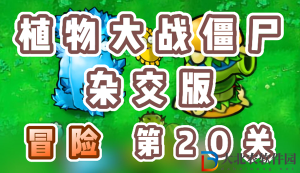 植物大戰僵尸雜交版冒險20關怎么過