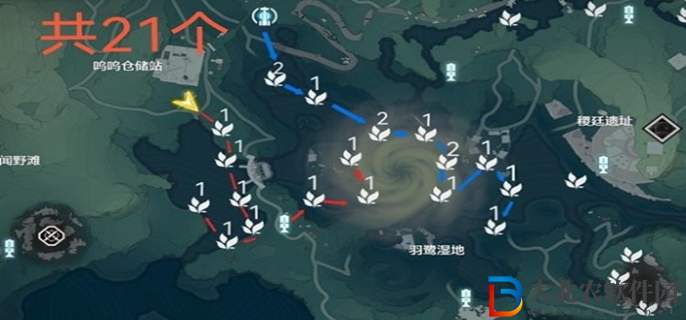 鳴潮鳶尾花哪里多