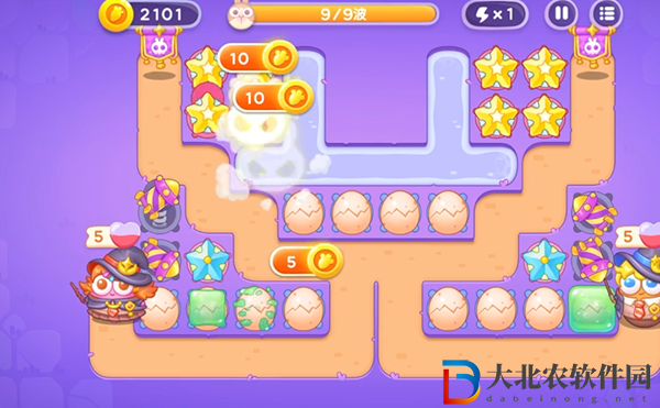 保衛蘿卜4阿波與魔法寶藏第103關通關攻略