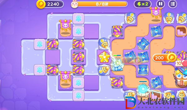保衛蘿卜4阿波與魔法寶藏第101關通關攻略