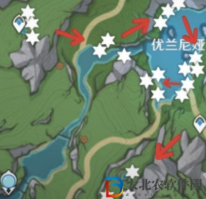 原神芙寧娜突破材料湖光鈴蘭采集路線攻略