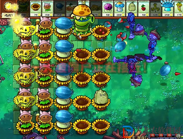 植物大戰(zhàn)僵尸雜交版漢堡王1怎么過