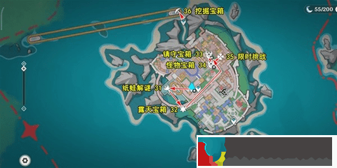 原神4.8版本星軌王城寶箱位置圖文攻略