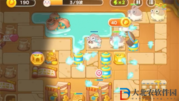保衛(wèi)蘿卜4法老歸來(lái)第7關(guān)攻略