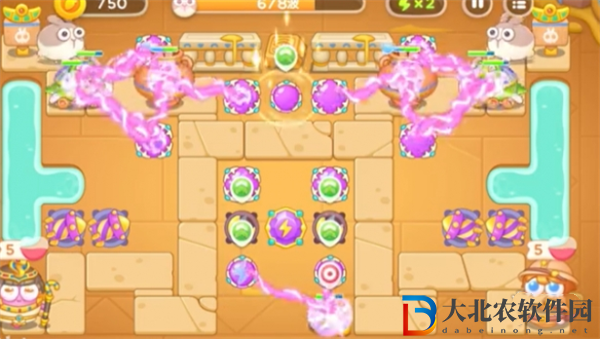 保衛蘿卜4法老歸來第5關攻略