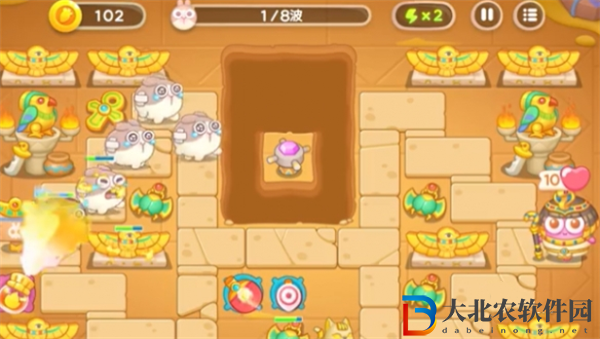 保衛蘿卜4法老歸來第6關攻略