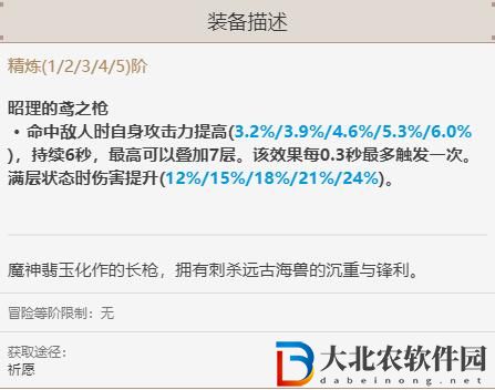 原神魈圣遺物搭配、武器、陣容攻略