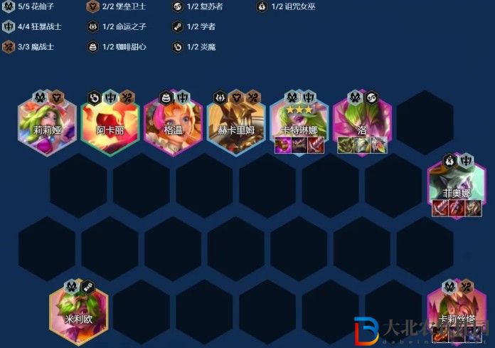 金鏟鏟之戰(zhàn)7花仙雙C陣容裝備搭配