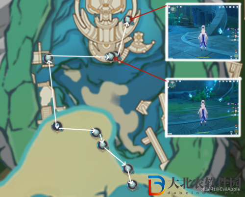 原神4.2蒼晶螺收集路線