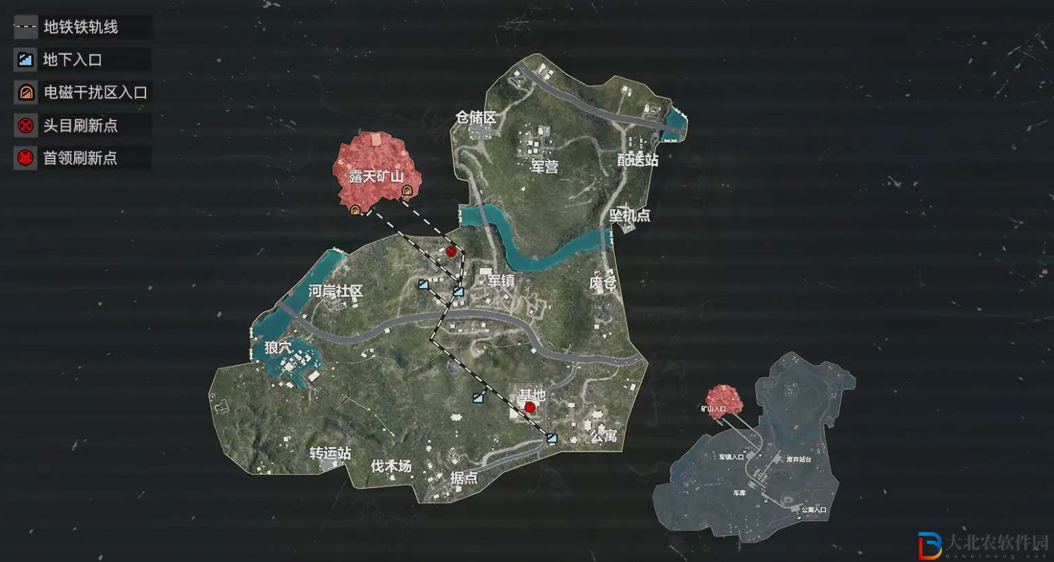 和平精英地鐵逃生金庫(kù)位置大全