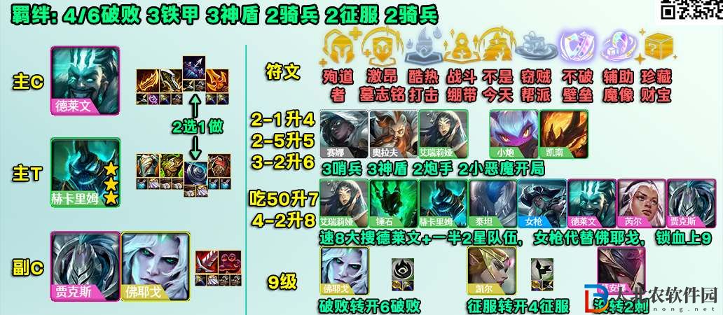 云頂之弈s5.5破敗德萊文陣容攻略