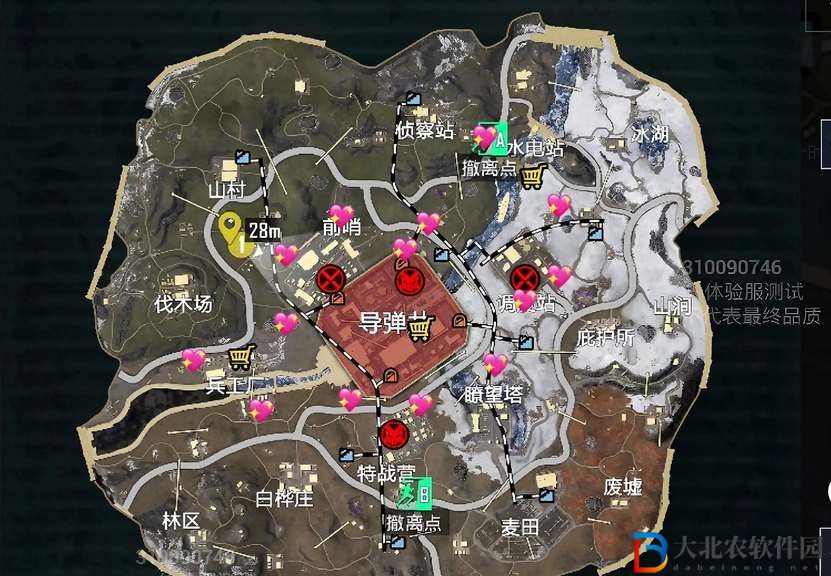 和平精英地鐵逃生冰河禁區油桶位置大全