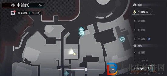 歸龍潮中浦市區瞳術寶箱刷新地點